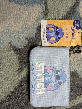 Primark Light Blue Stitch Small Accessory Pouch